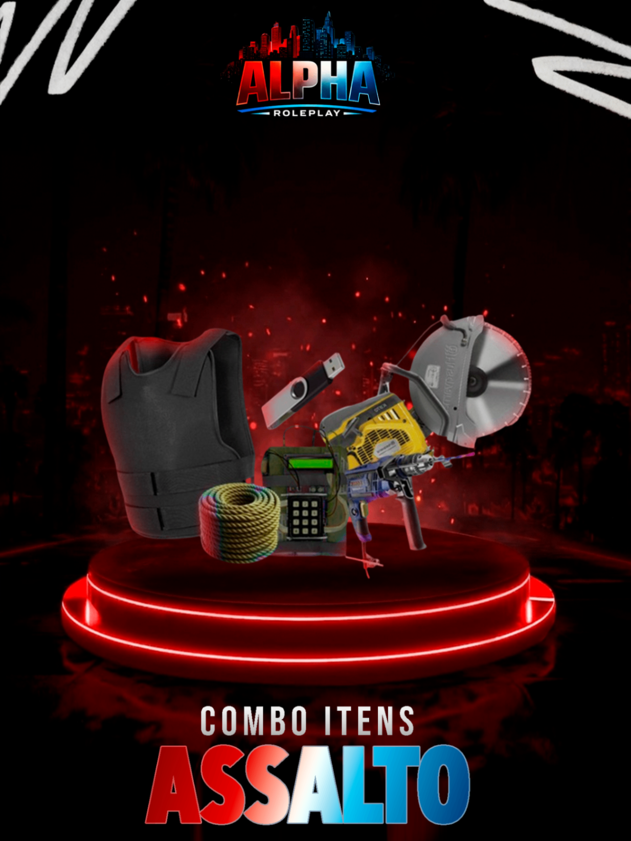 COMBO ITENS ASSALTO