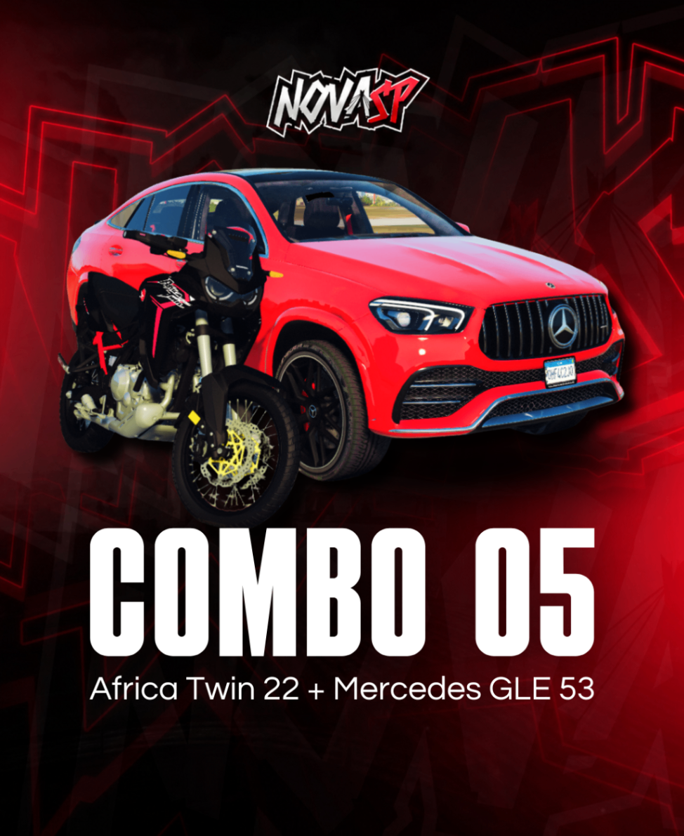 Mercedes GLE 53 + Africa Twin 2022