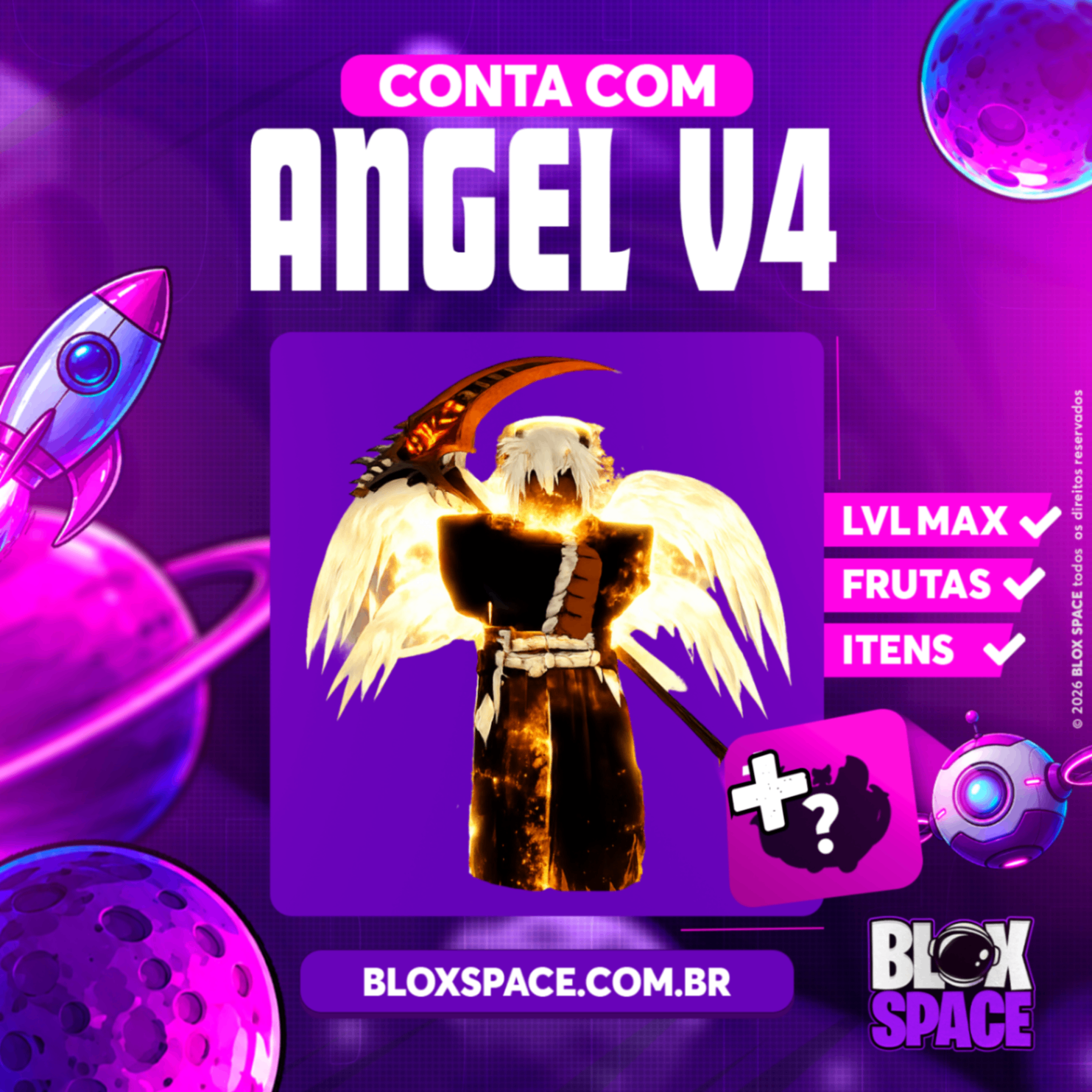 『 😇 』ANGEL V4 FULL + GODHUMAN + LEVEL MÁX [🔥 Popular 🔥]