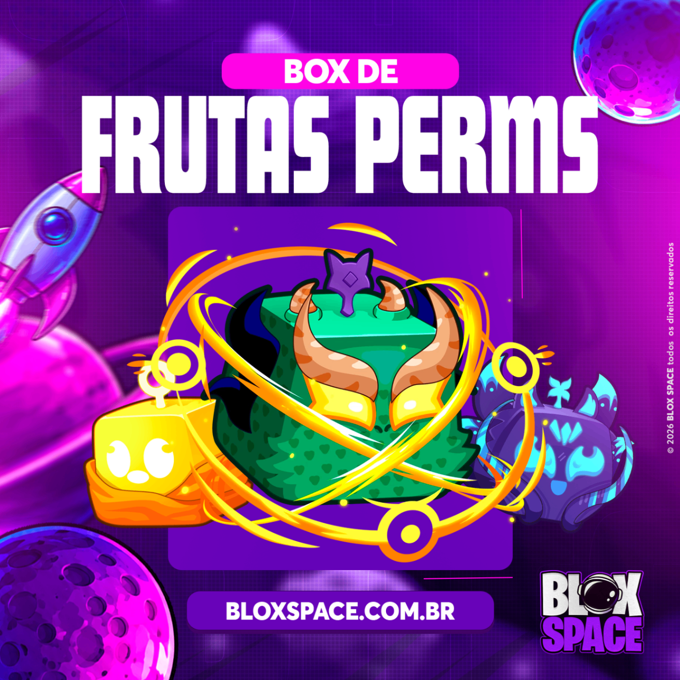 CAIXA DE FRUTAS PERMANENTES