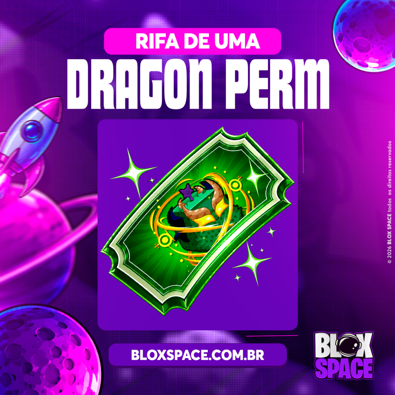 RIFA DRAGON PERMANENTE!