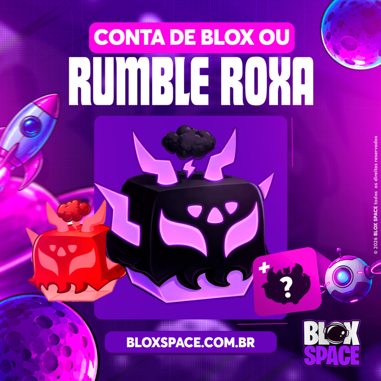 👑🔥⛈️ RUMBLE ROXA + AMARELA OU CONTA BOA GARANTIDA!! 🎮🍍 A RUMBLE NÃO E GARANTIDA!!!