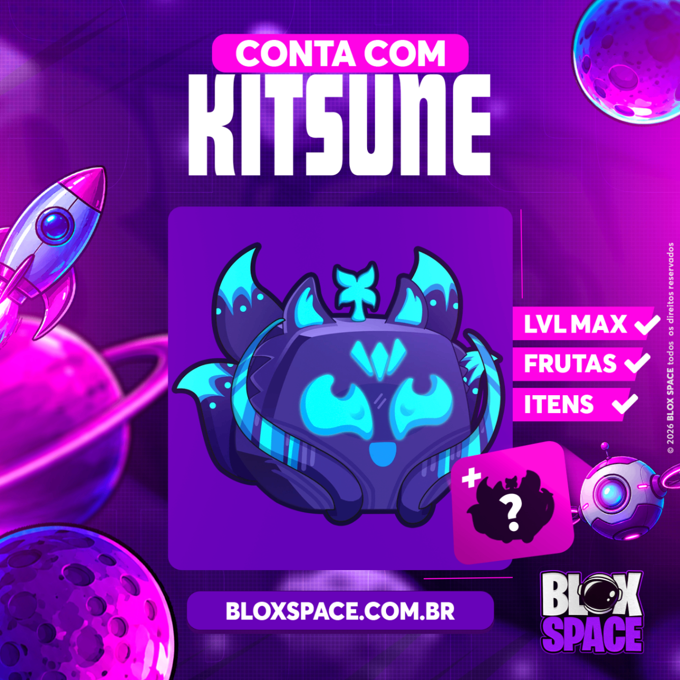 🦊 Kitsune baú