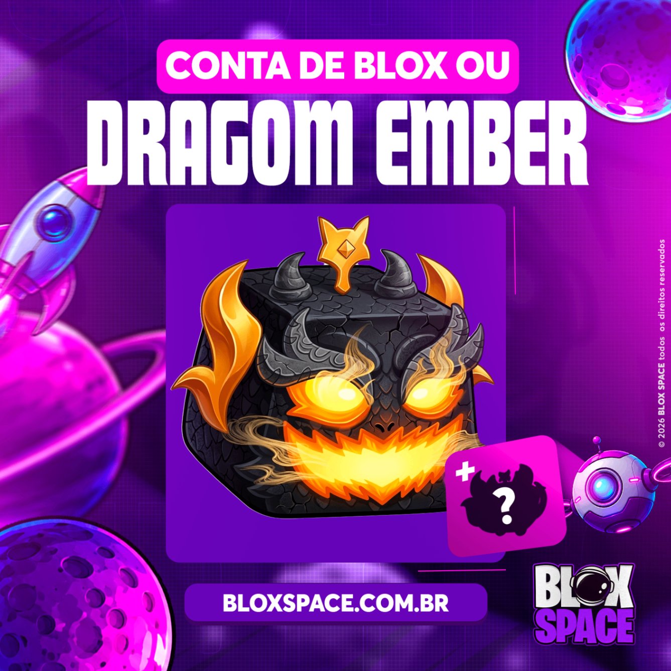 「🐉」DRAGON EMBER OU CONTA BLOX FRUITS GARANTIDA — TESTE SUA SORTE AGORA 🔥