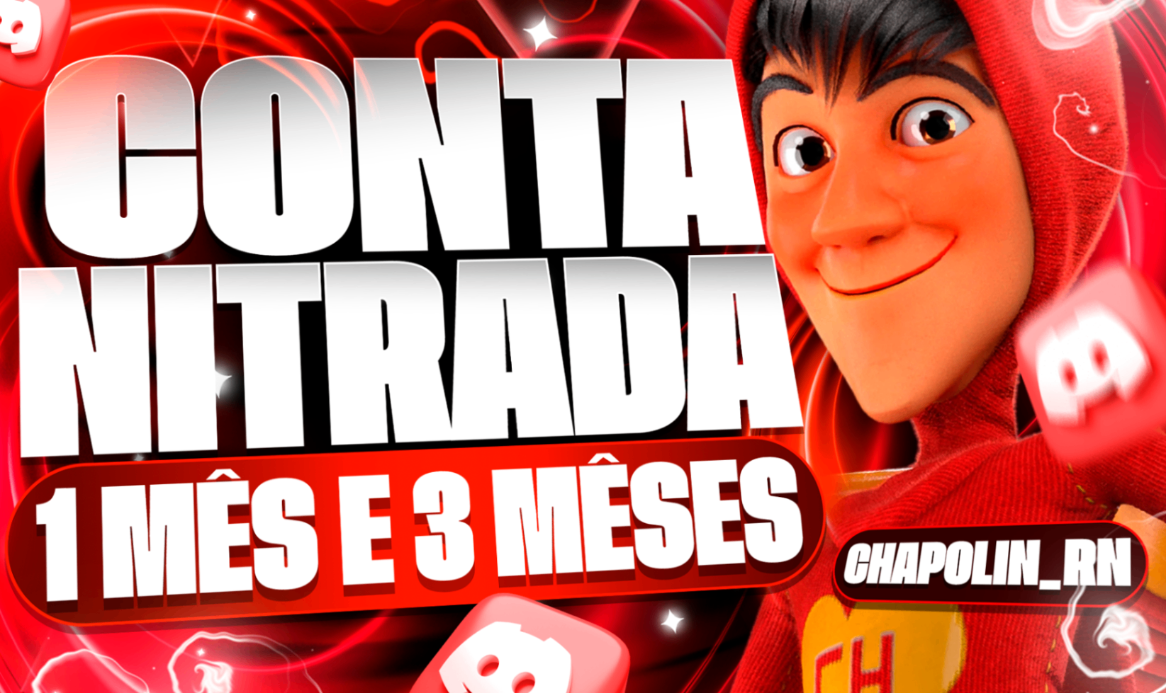 CONTAS NITRADA DISCORD