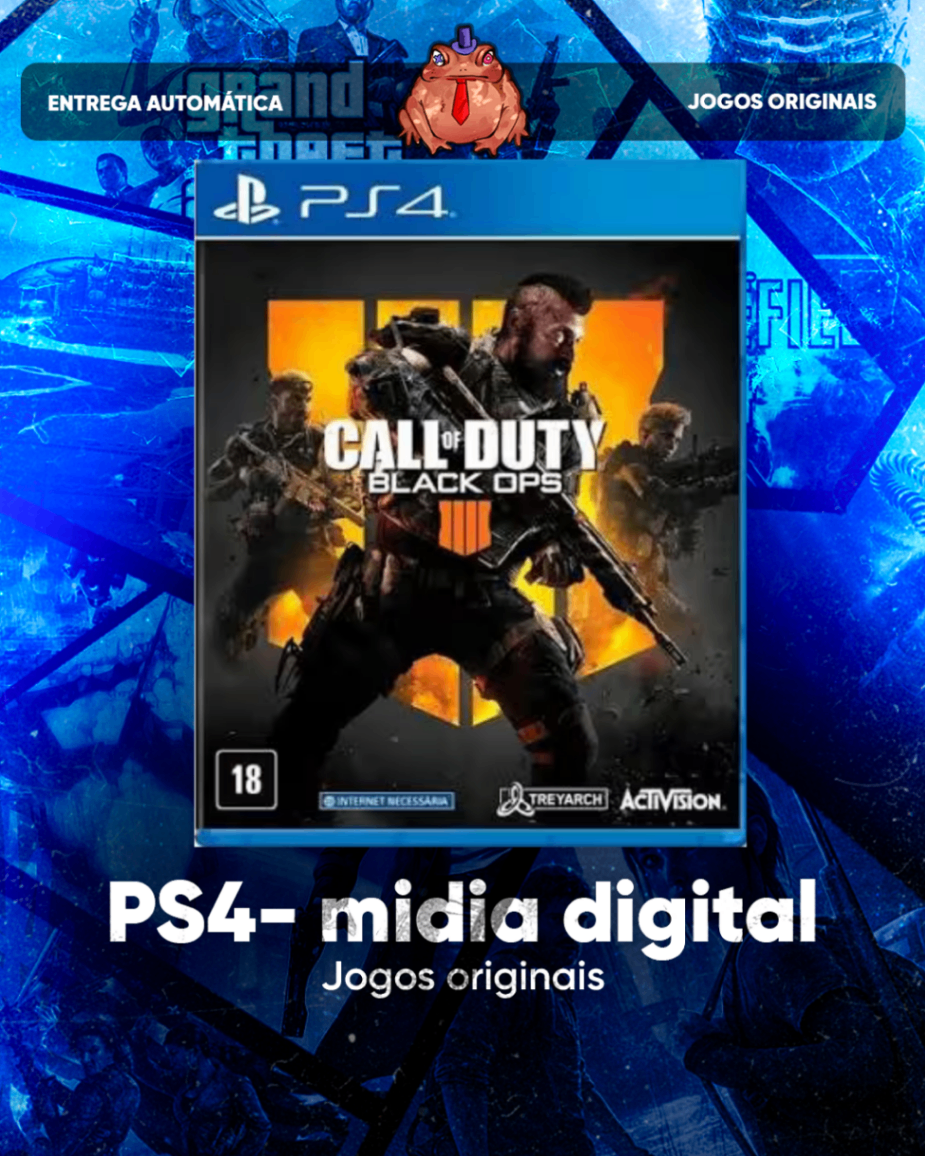 Call of Duty Black Ops 4 Primária - Ps4
