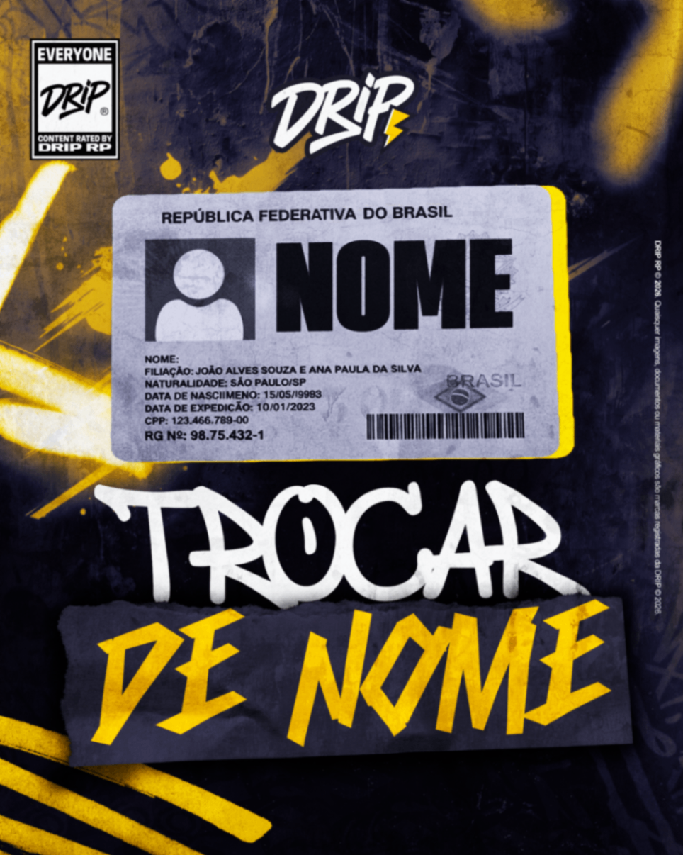 Troca de Nome