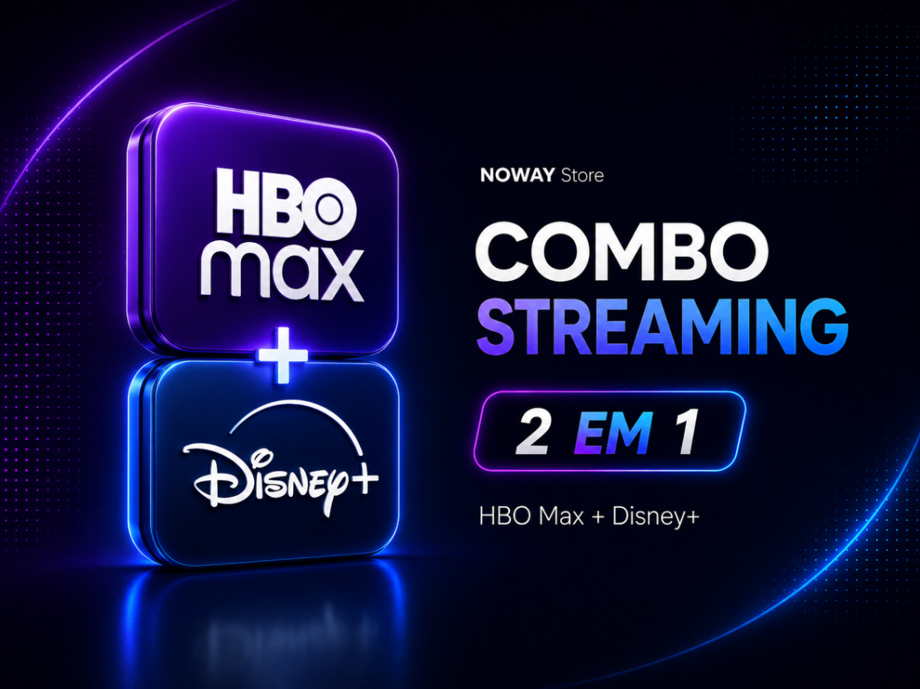 🎬 COMBO STREAMING — HBO MAX + DISNEY PLUS