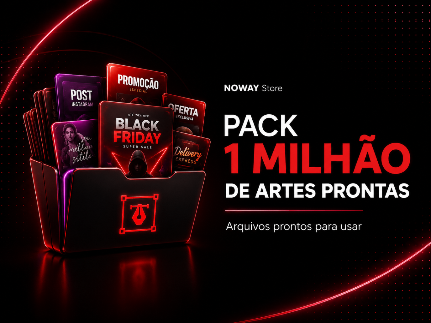 🎨 PACK 1 MILHÃO DE ARTES PRONTAS