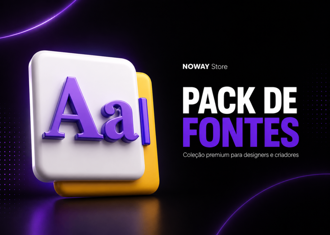 💜 PACK DE FONTES - 40K EM FONTES