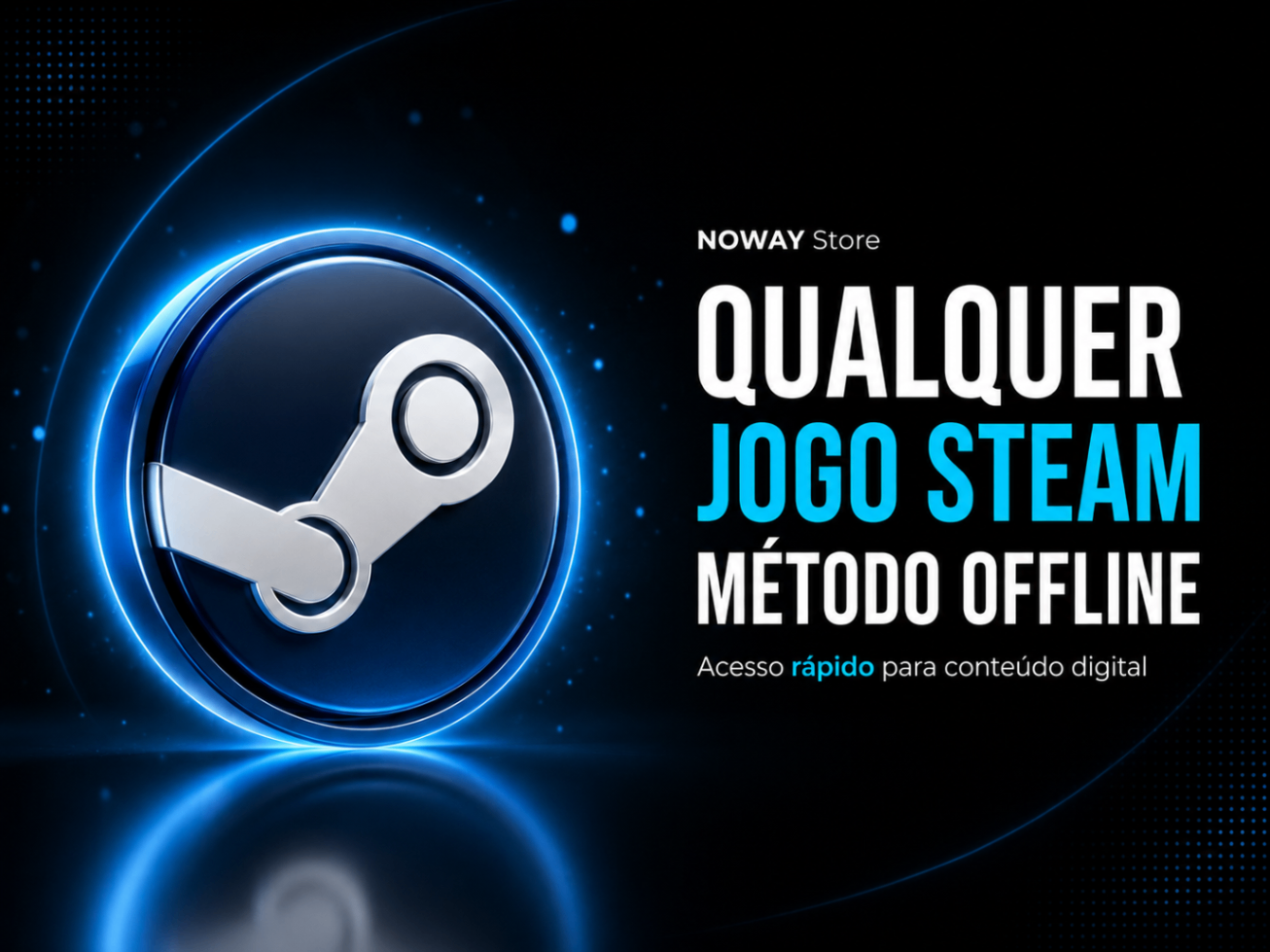 🎮 QUALQUER JOGO DA STEAM - MÉTODO OFFLINE