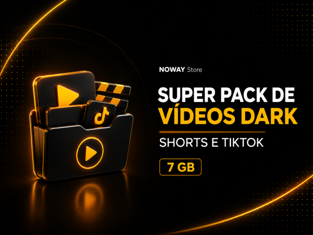 🎬 SUPER PACK DE VÍDEOS DARK 7GB — SHORTS E TIKTOK