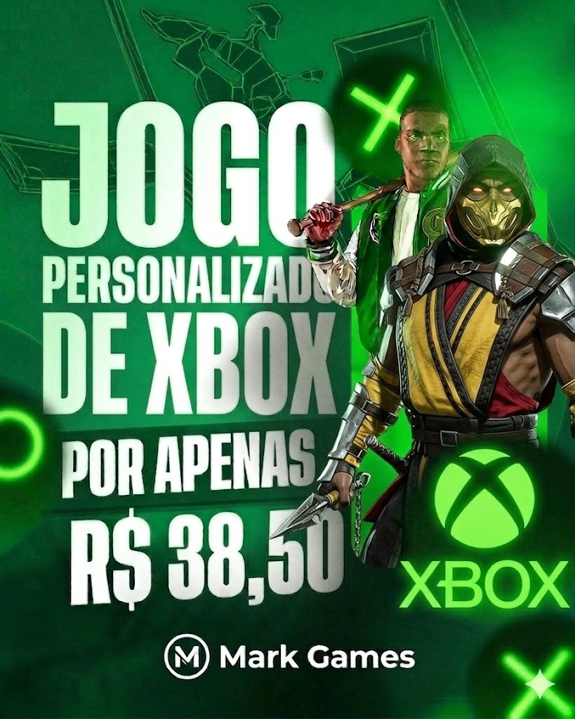 Jogo Personalizado de sua Escolha - MÍDIA PARENTAL XBOX ONE/SERIES SX