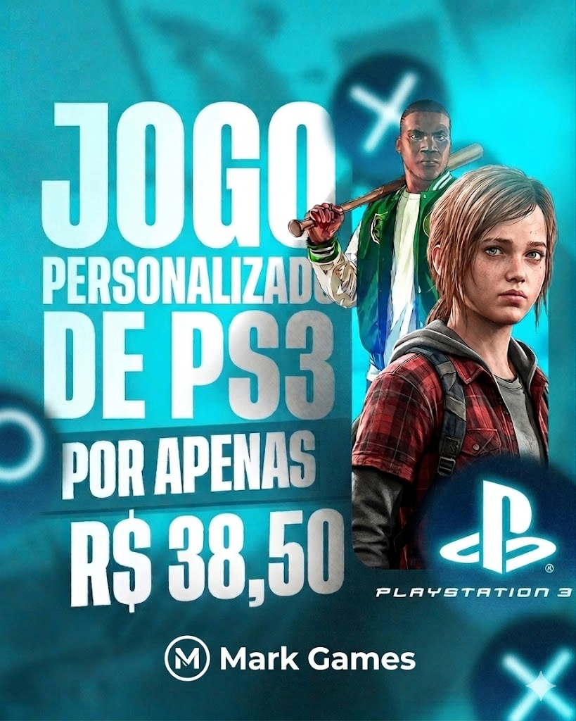 Jogo Personalizado de sua Escolha - MÍDIA DIGITAL PS3