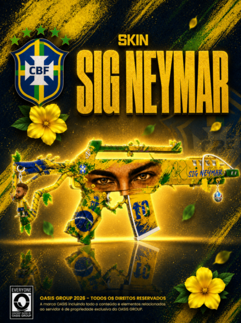 Skin Lendária Neymar JR