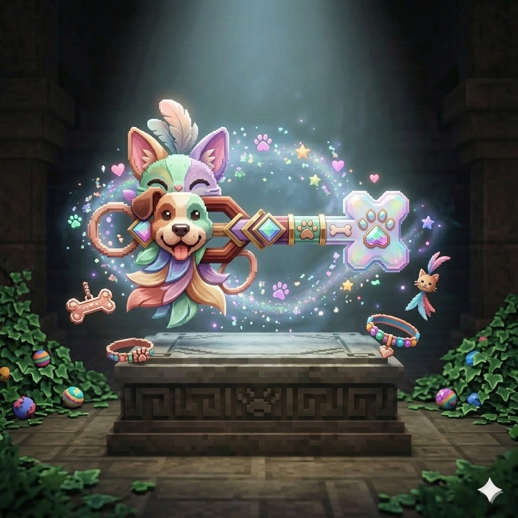 1x CHAVE COLEÇÃO DE SKINS DE PETS