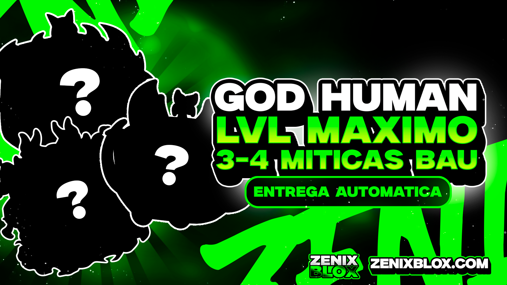 🎲 LEVEL 2800 + 3-4 MITÍCAS NO INVENTÁRIO E GOD HUMAN