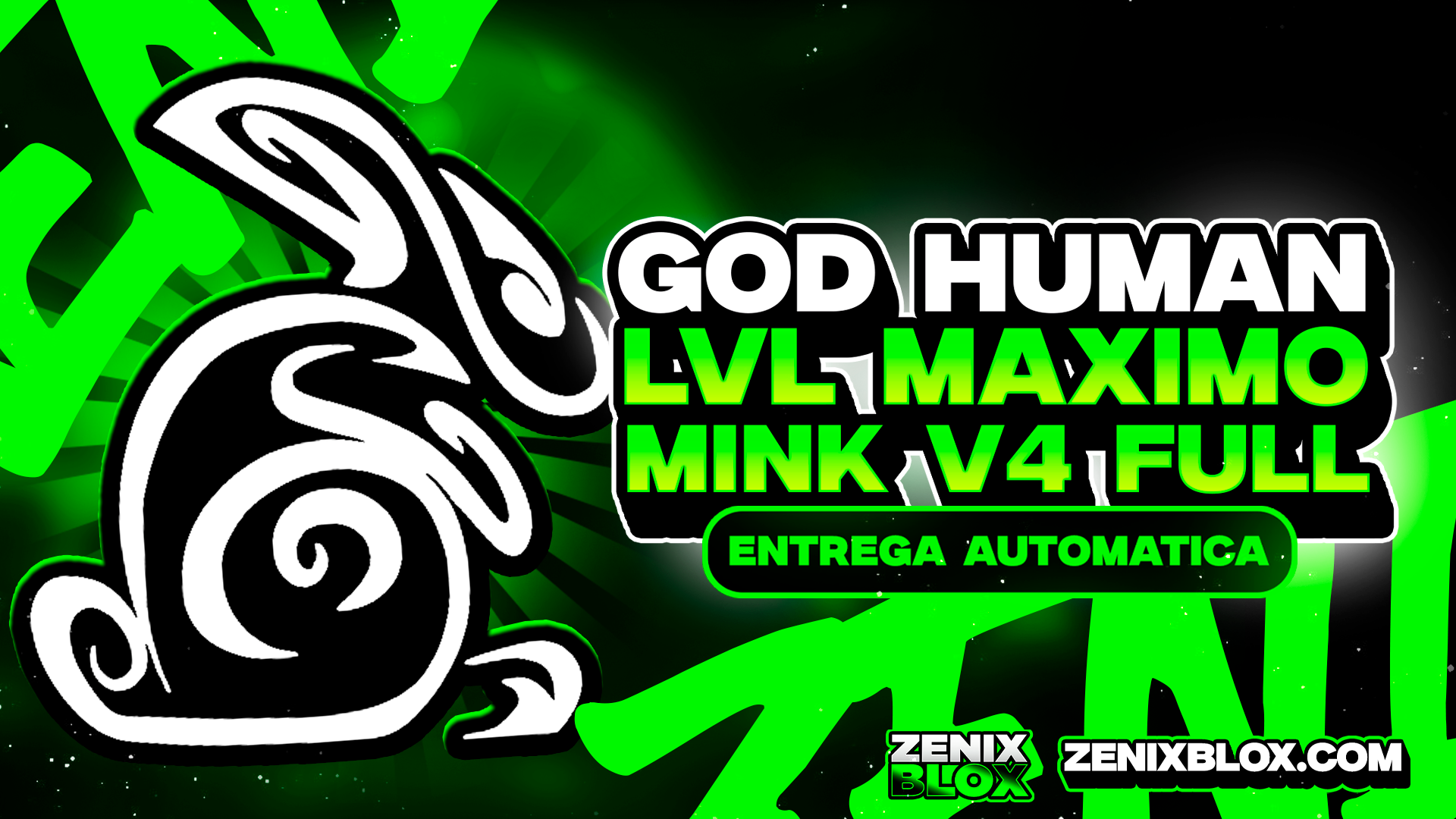 🐰 LEVEL 2800 + MINK V4 FULL COM GOD HUMAN E CDK