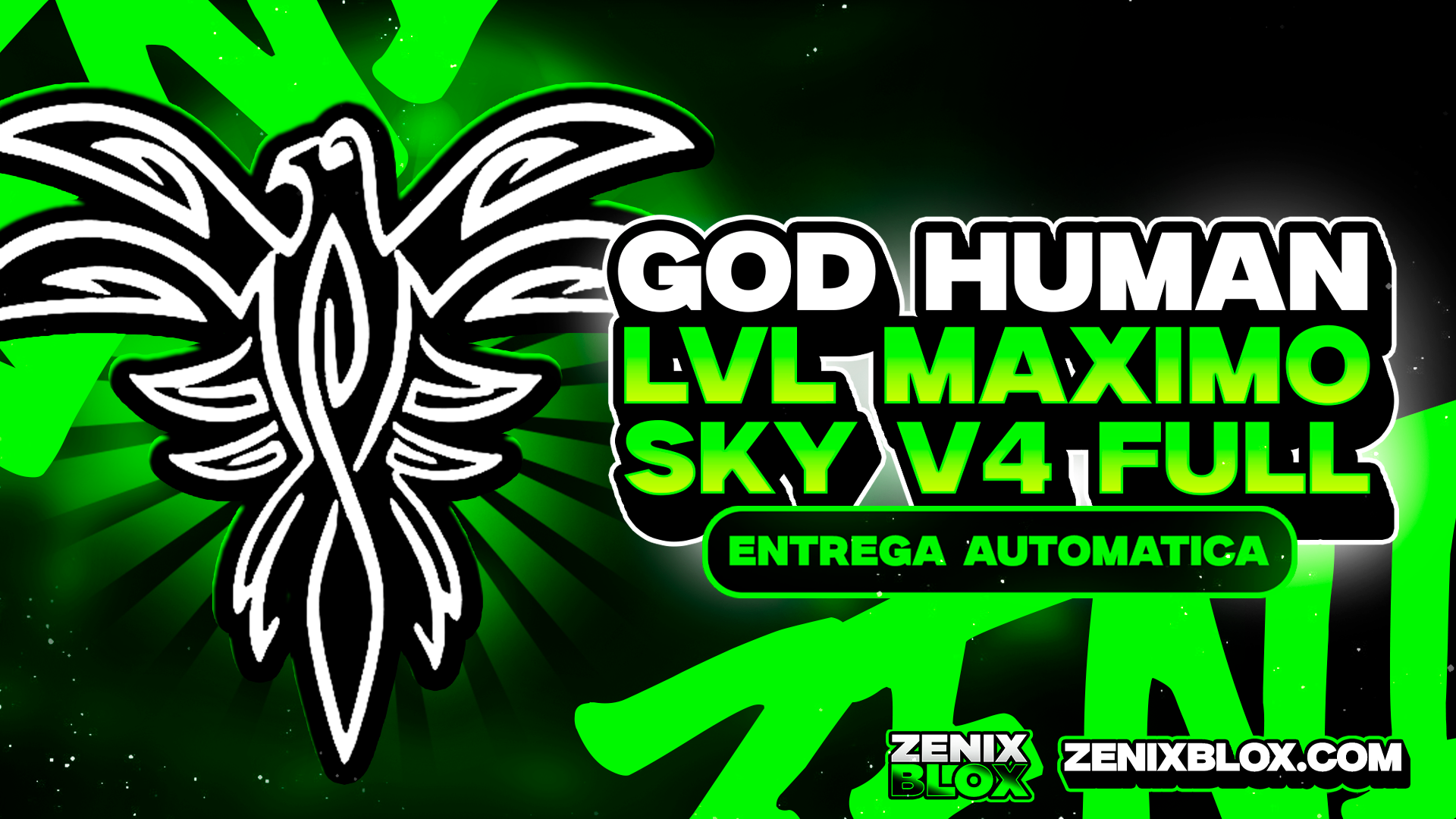 👼 LEVEL 2800 + SKY V4 FULL COM GOD HUMAN E CDK