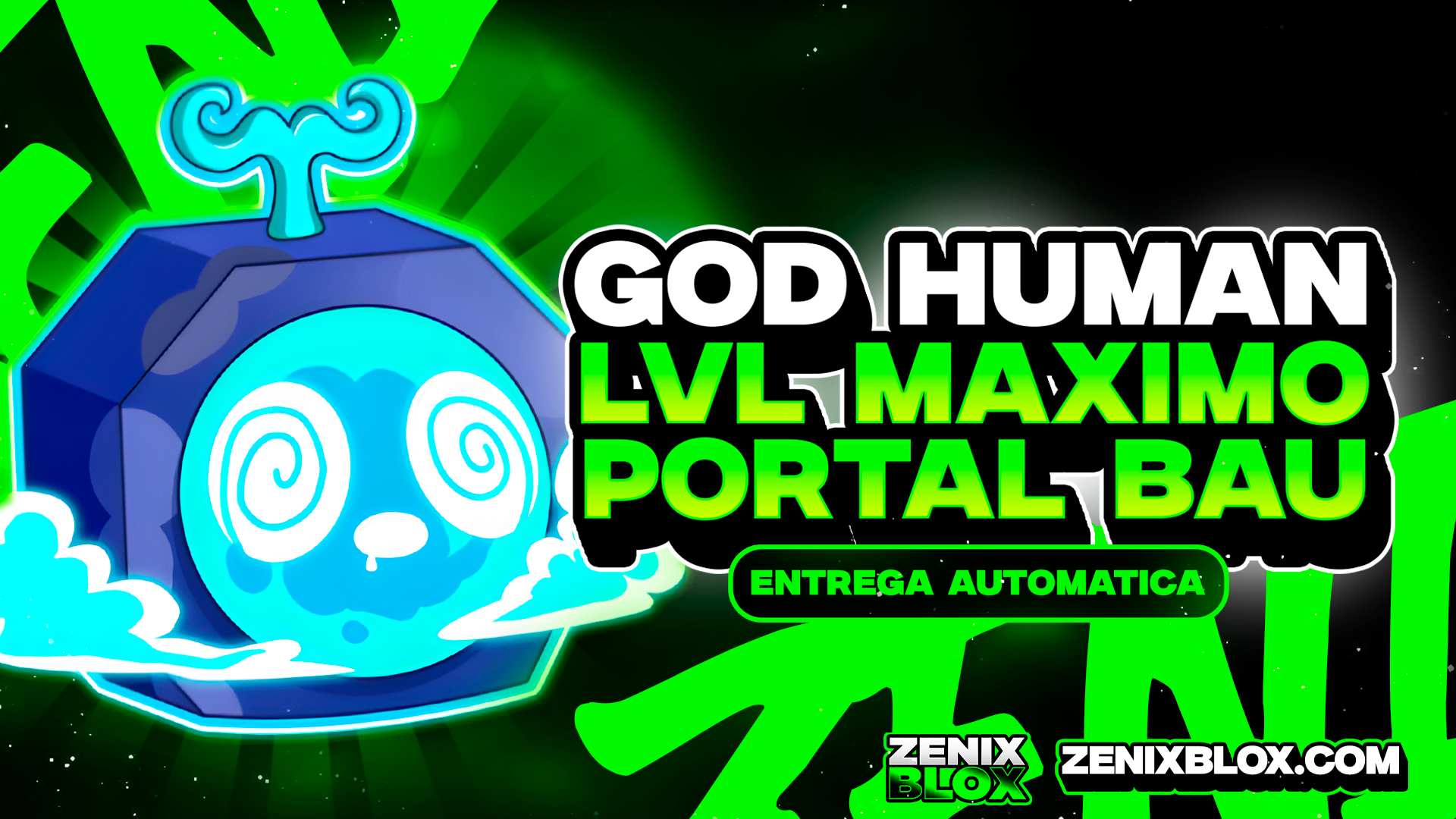 🌌 LEVEL 2800 + PORTAL NO INVETARIO COM GOD HUMAN