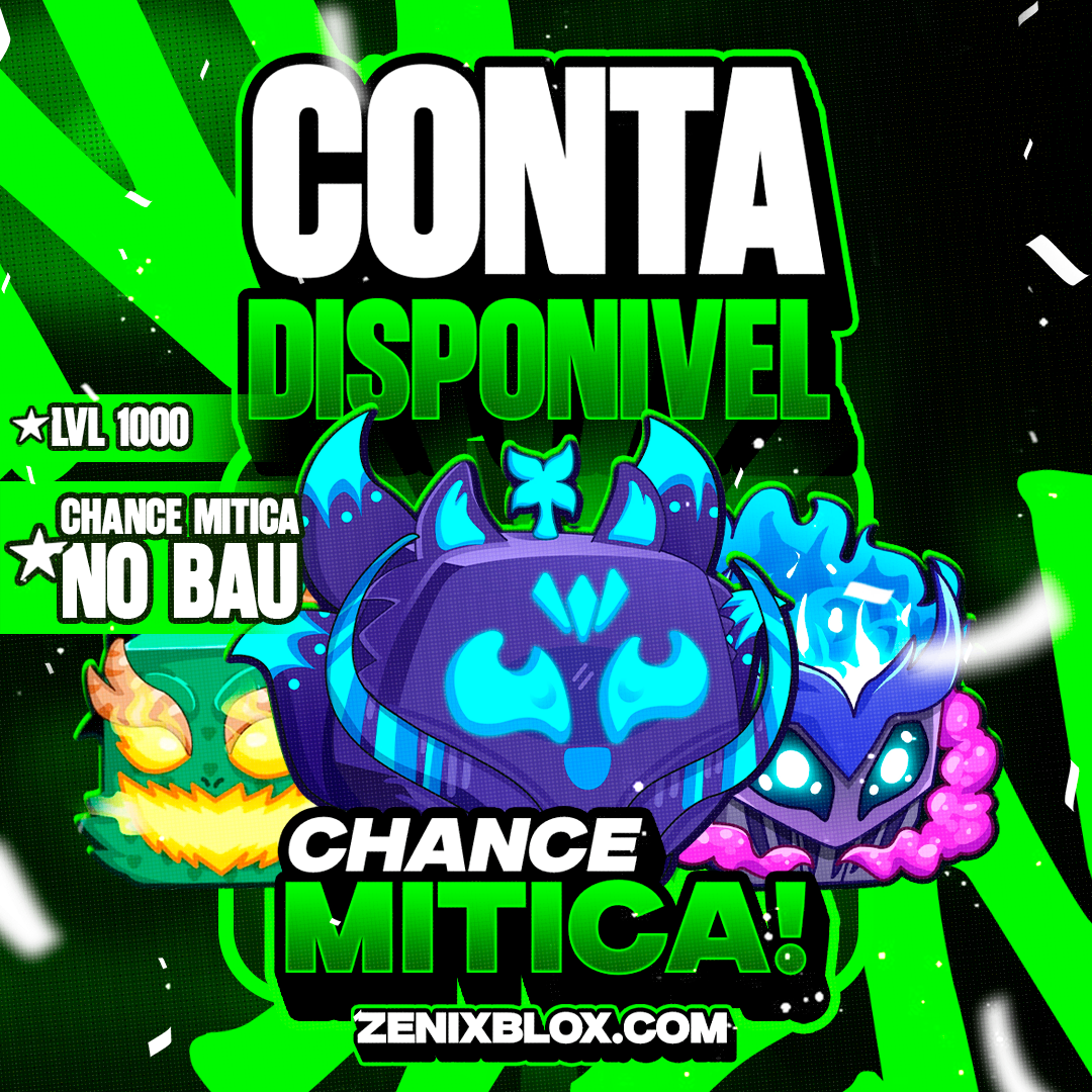 🍎 CHANCE DE MITICA NO BAU + LVL 1000 🥊