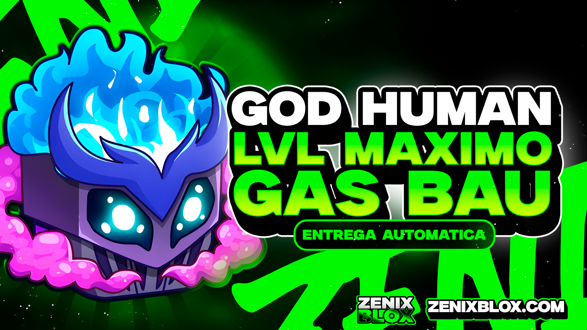 ☁️ LEVEL 2800 + GÁS NO INVETARIO COM GOD HUMAN