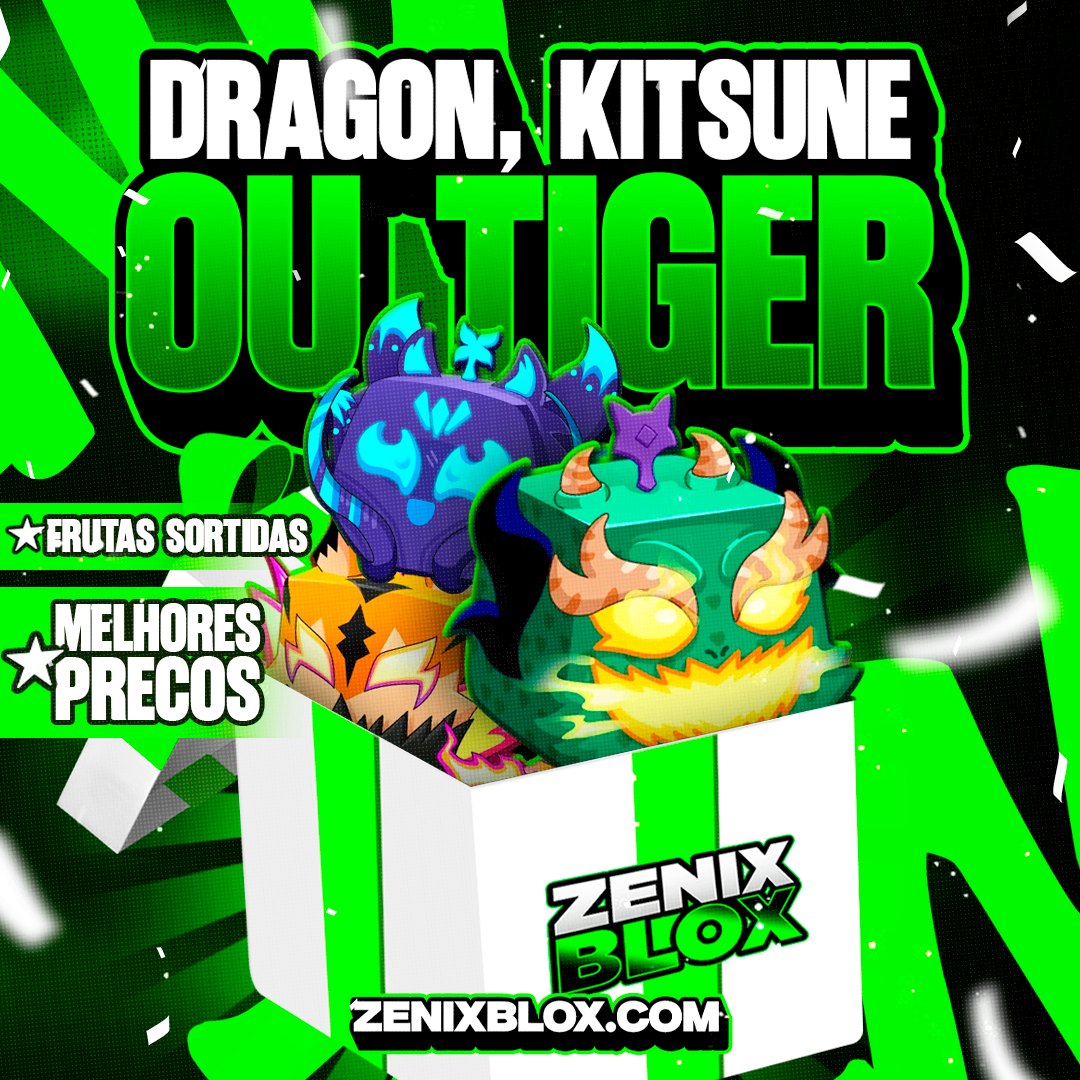 🦊🐲🐯KITSUNE, DRAGON OU TIGER NO INVENTÁRIO🦊🐲🐯