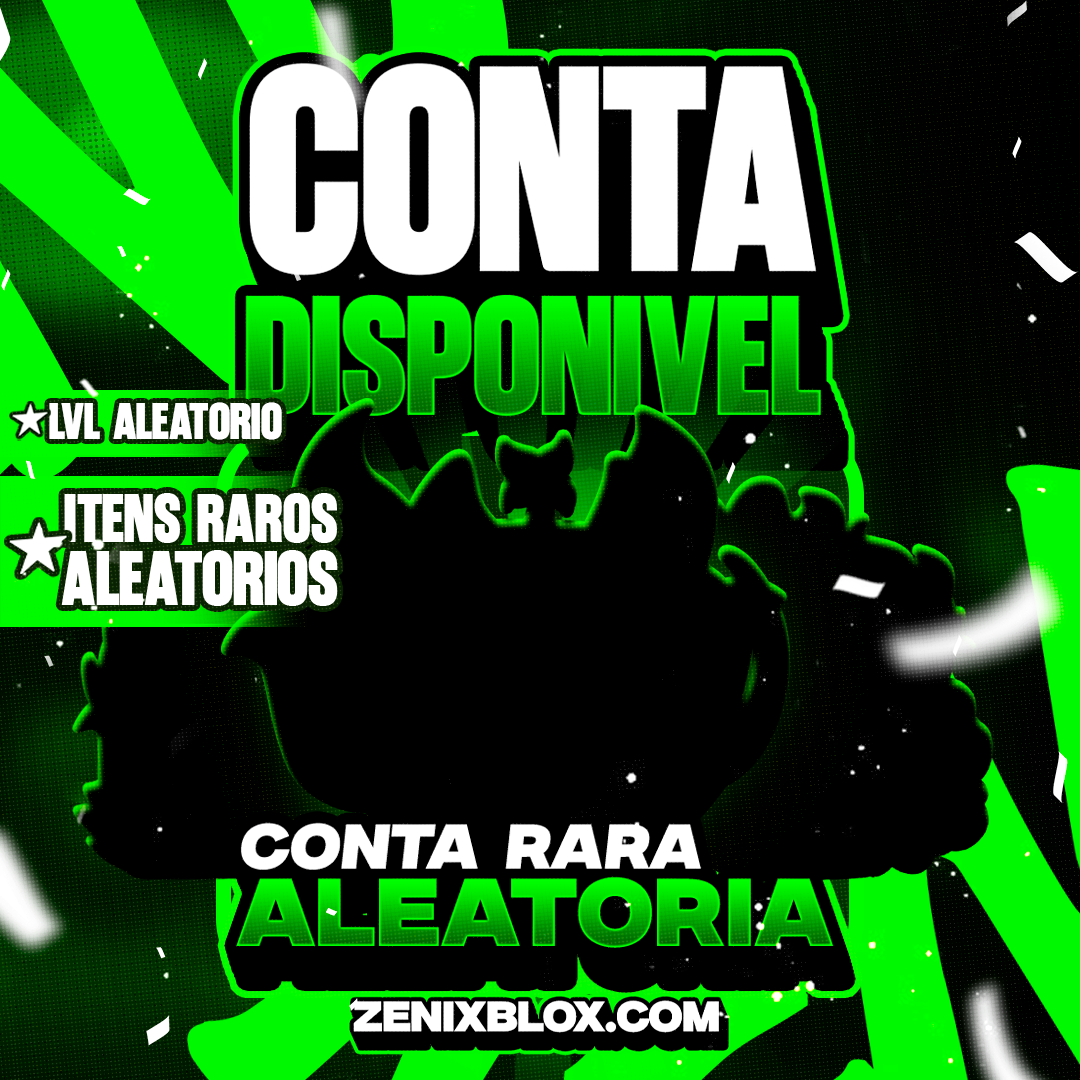 🐉 CONTA RARA ALEATORIA ❓