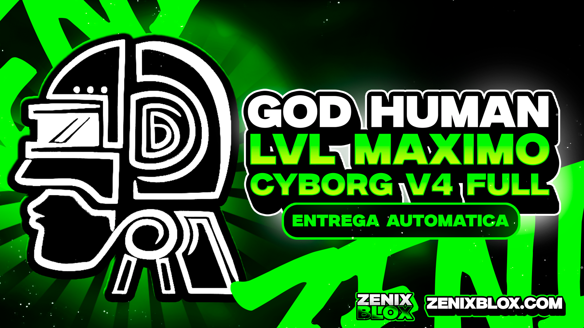 🤖 LEVEL 2800 + CYBORG V4 FULL COM GOD HUMAN E CDK
