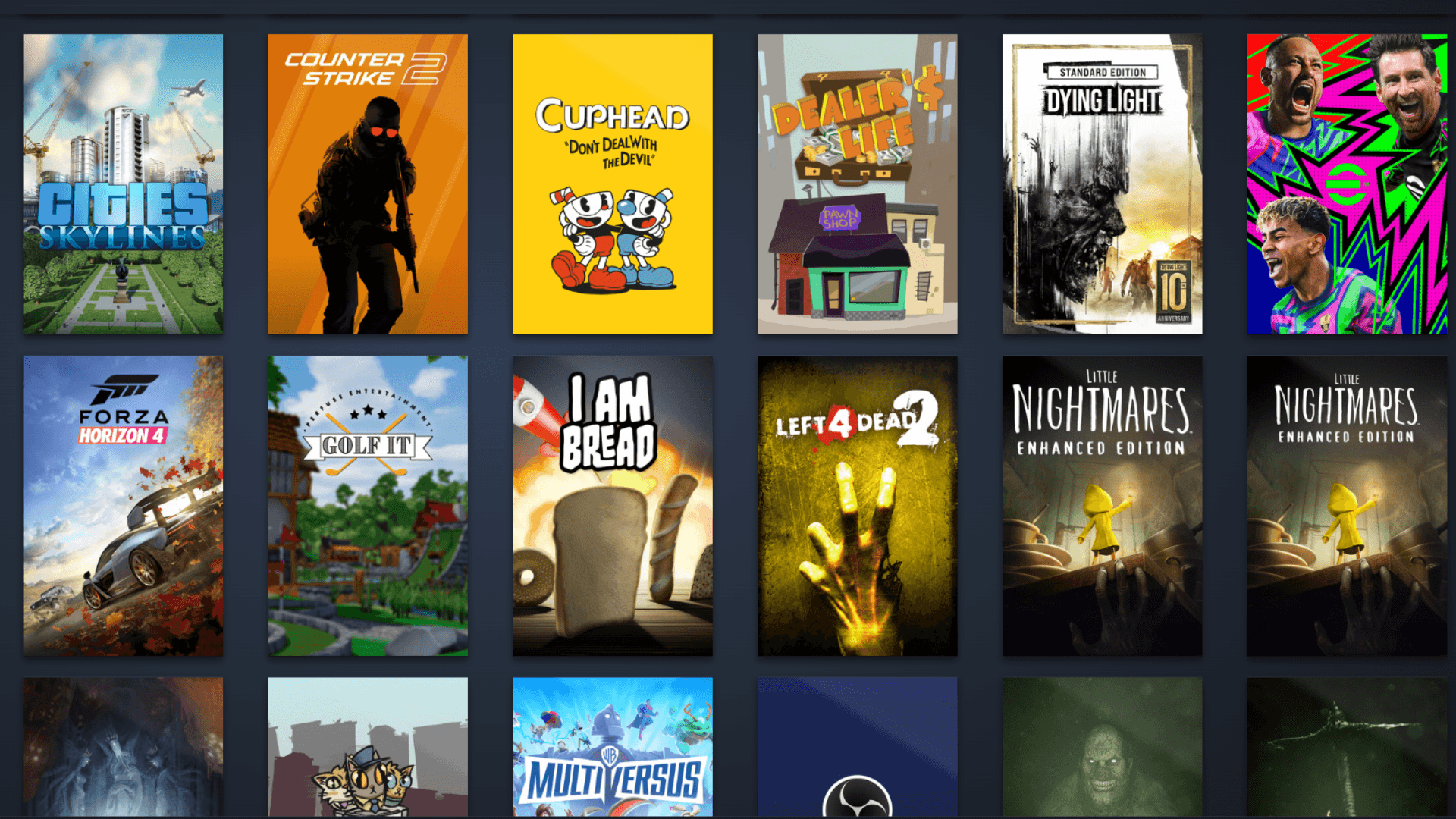 Forza Horizon 4, Cuphead, Dying Light | +27 jogos