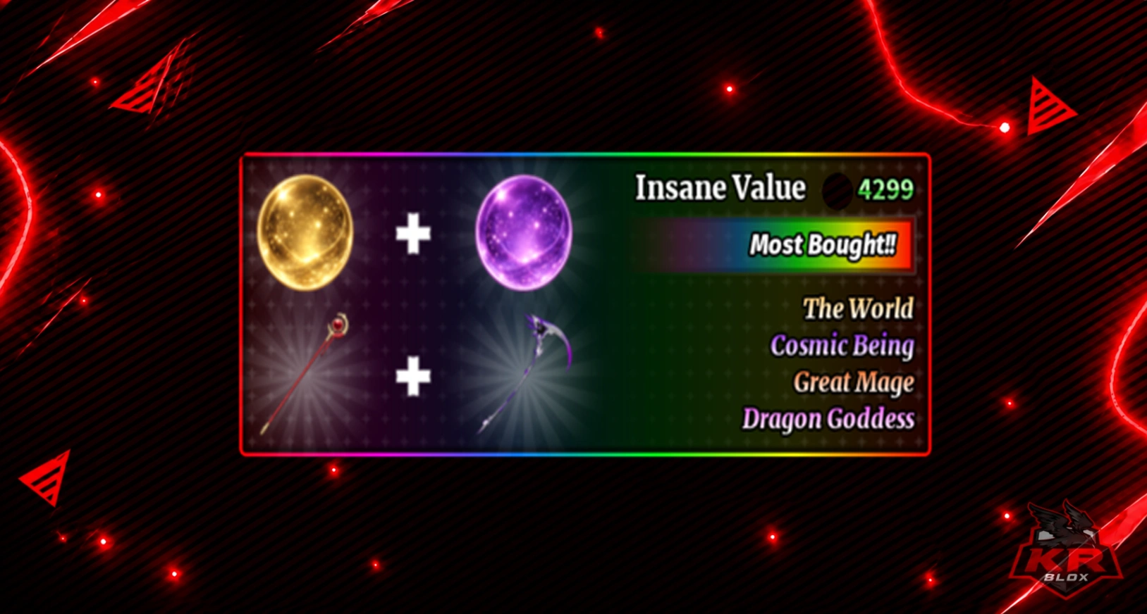 WORLD + COSMIC + MAGE + DRAGON GODDESS BUNDLE