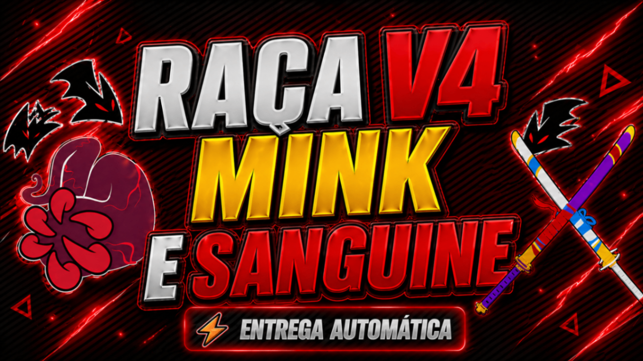 🩸🐰 LVL 2800 + SANGUINE ART + CDK + SK + RAÇA V4 MINK FULL
