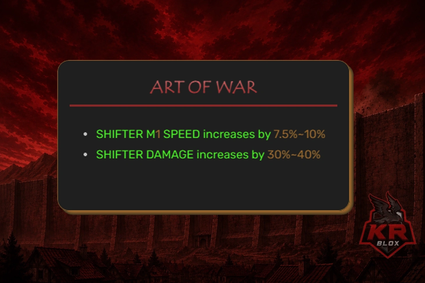 ART OF WAR - [PRECISA DE PRESTIGIO 2 + 480K GOLD]