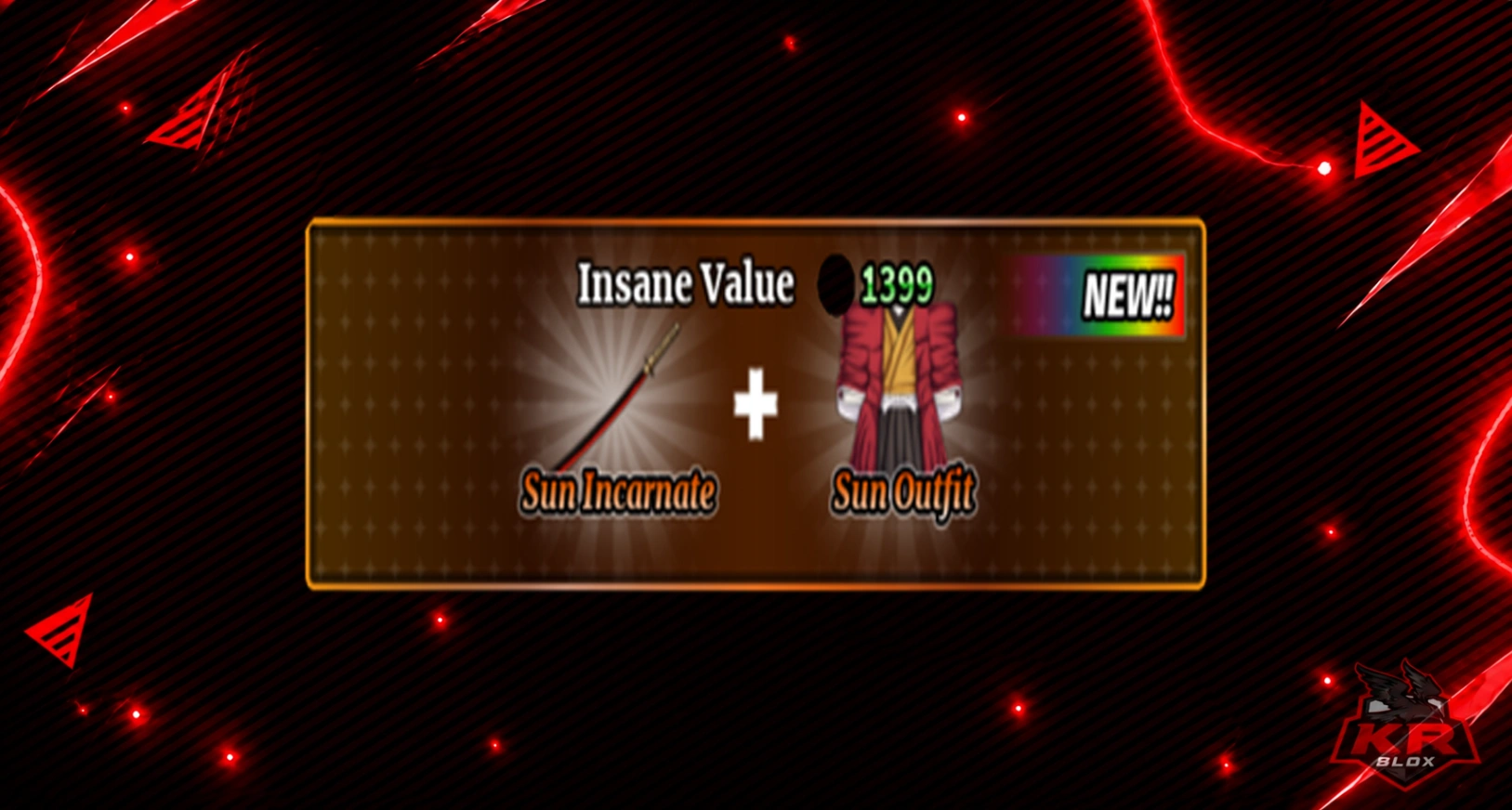 SUN INCARNATE + SUN OUTFIT