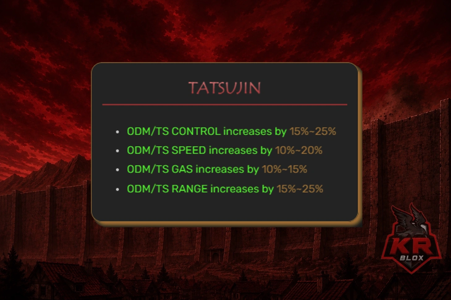 TATSUJIN - [PRECISA DE PRESTIGIO 2 + 480K GOLD]