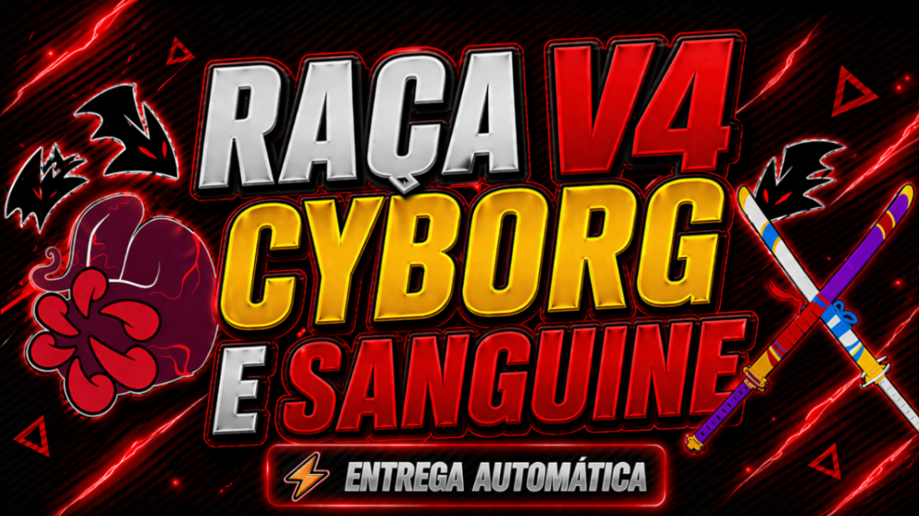 🩸🤖 LVL 2800 + SANGUINE ART + CDK + SK + RAÇA V4 CYBORG FULL
