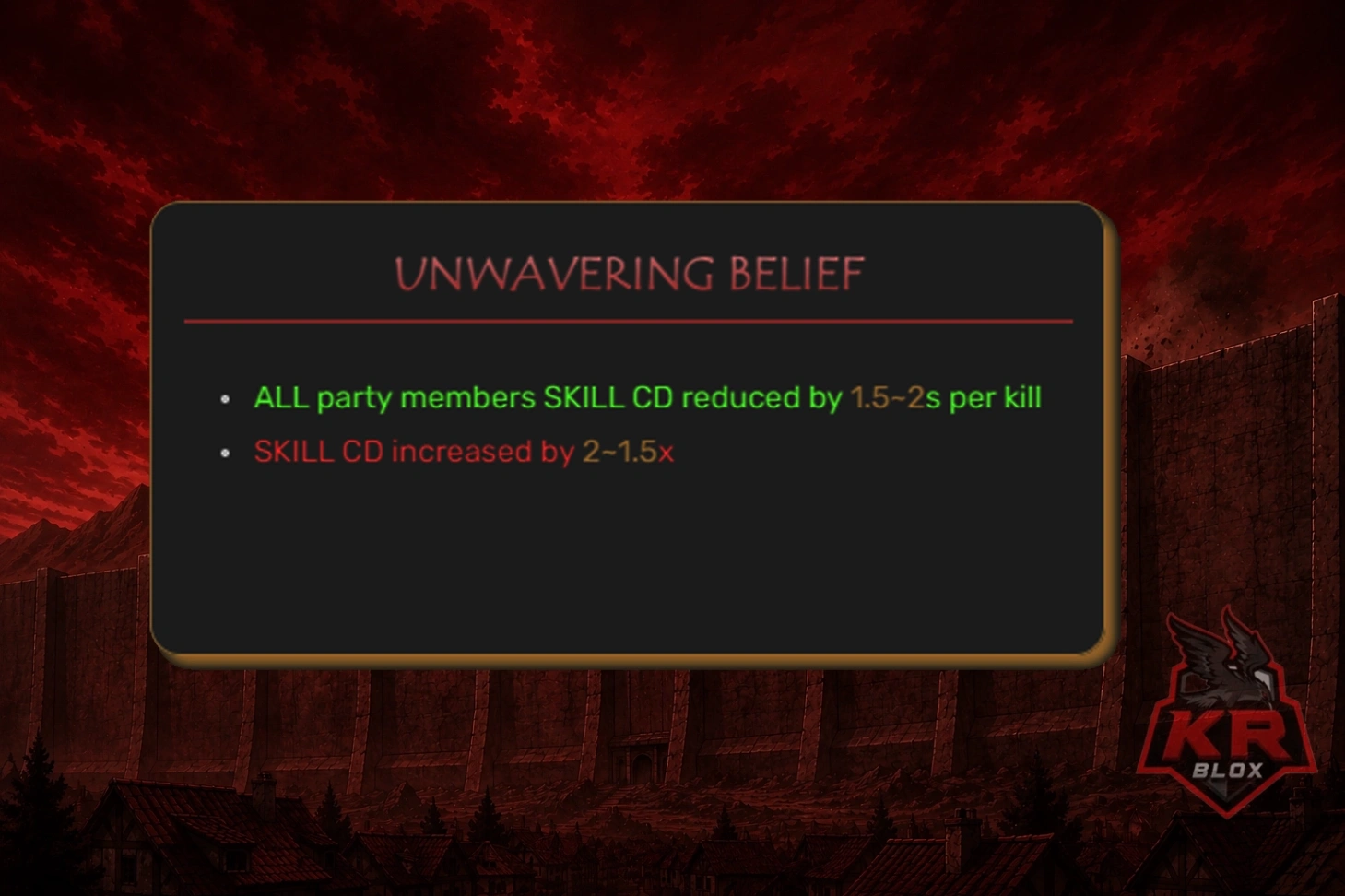 UNWAVERING BELIEF - [PRECISA DE PRESTIGIO 2 + 480K GOLD]