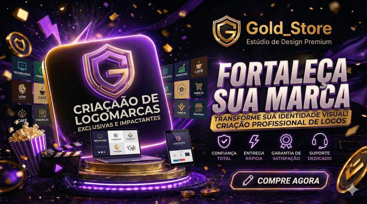 Logomarca exclusiva: O desing Premium que Você merece.