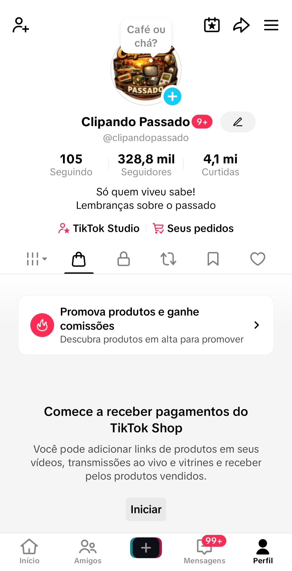 TikTok 328 Mil Seguidores Shop Documentado