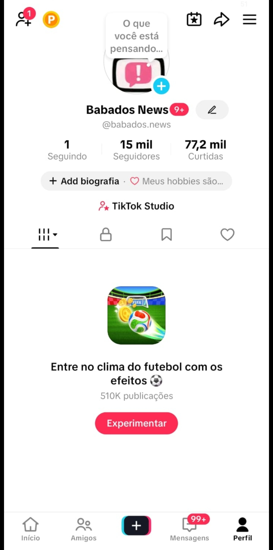 [Monetização] 15 Mil Seguidores Sem Vídeos
