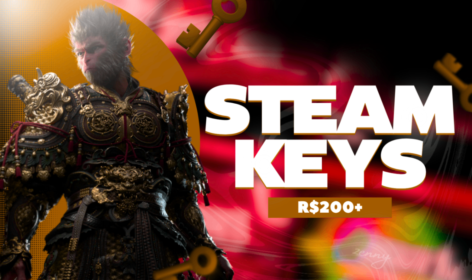 🗝️ Steam Key R$200+