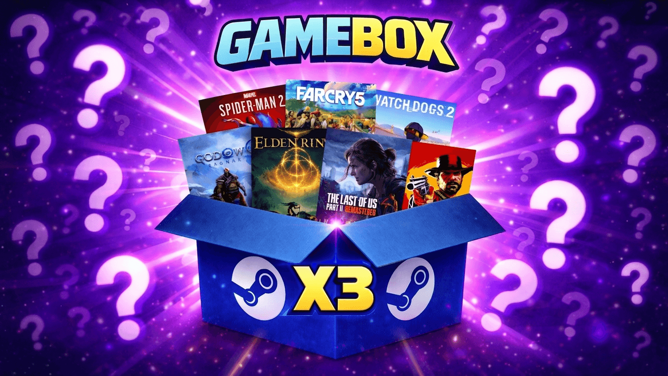 3x GameBox Aleatória - Deluxe