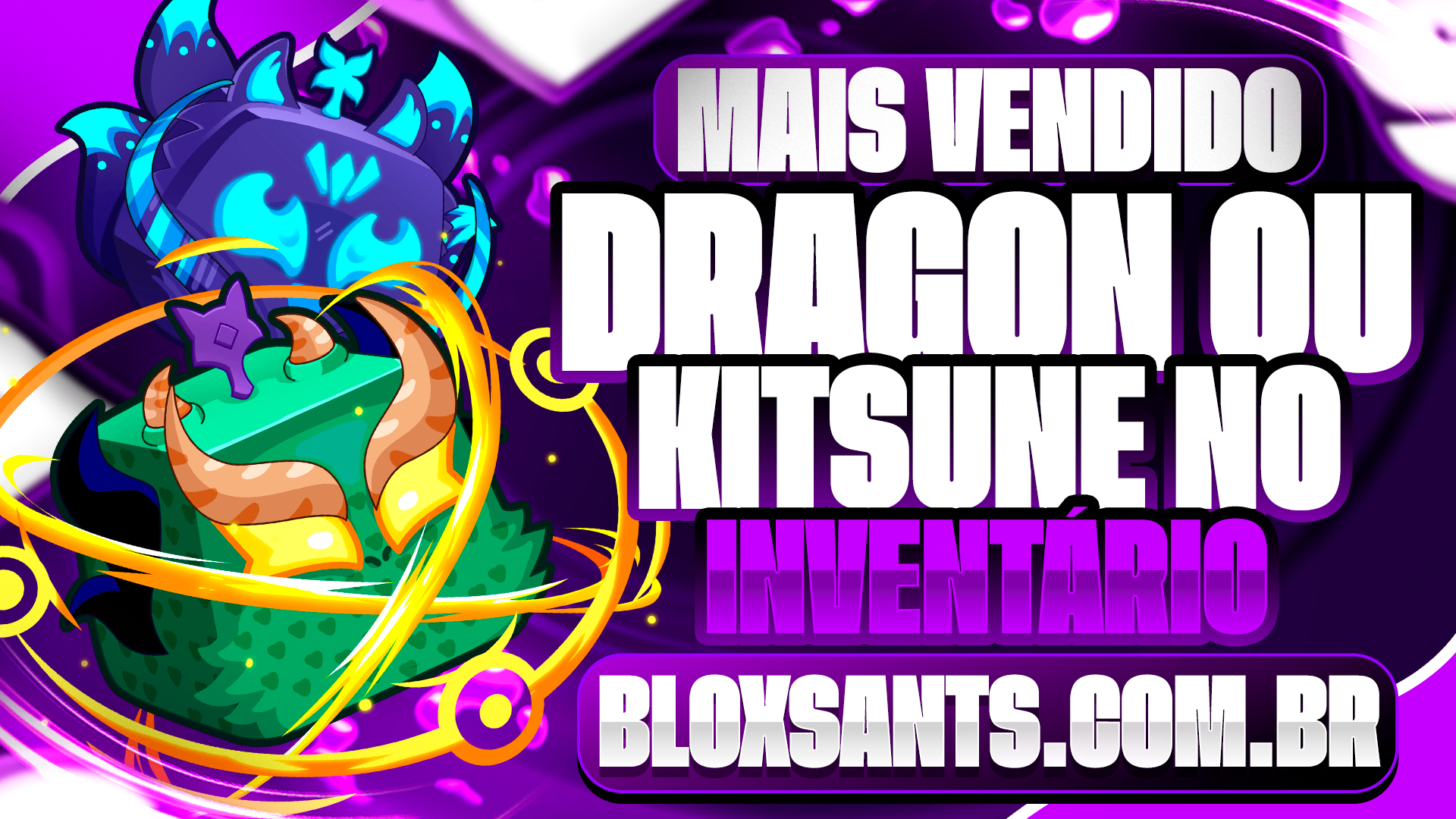 DRAGON OU KITSUNE NO INVENTÁRIO!!!