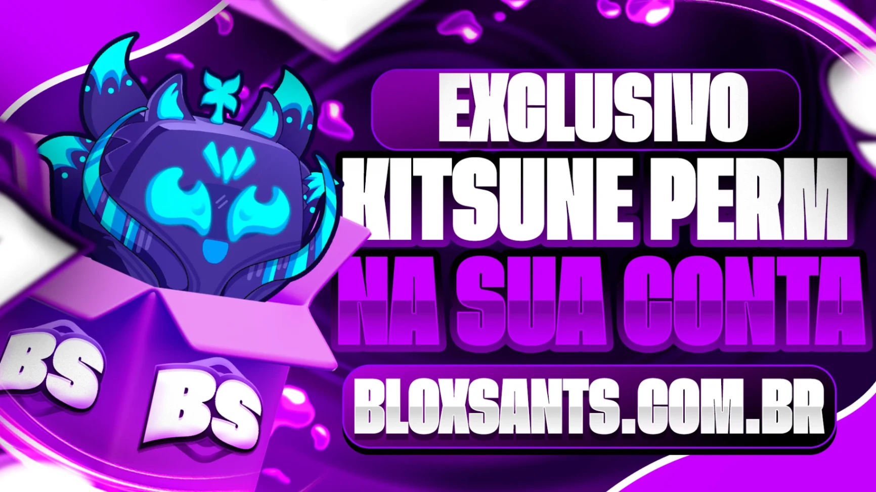 KITSUNE PERMANENTE NA SUA CONTA