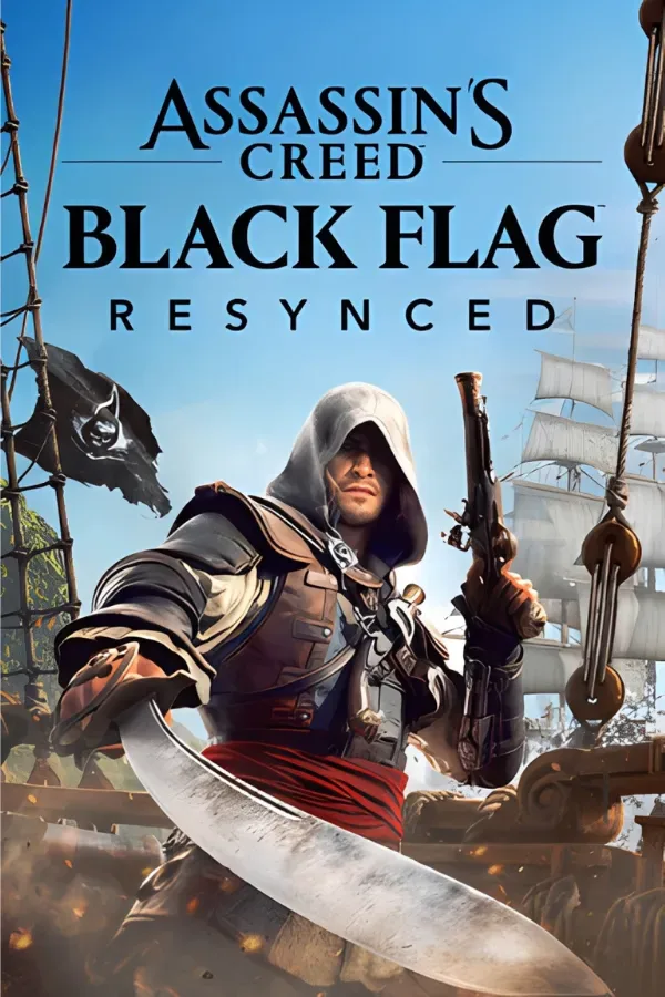 Capa do jogo Assassin's Creed Black Flag Resynced