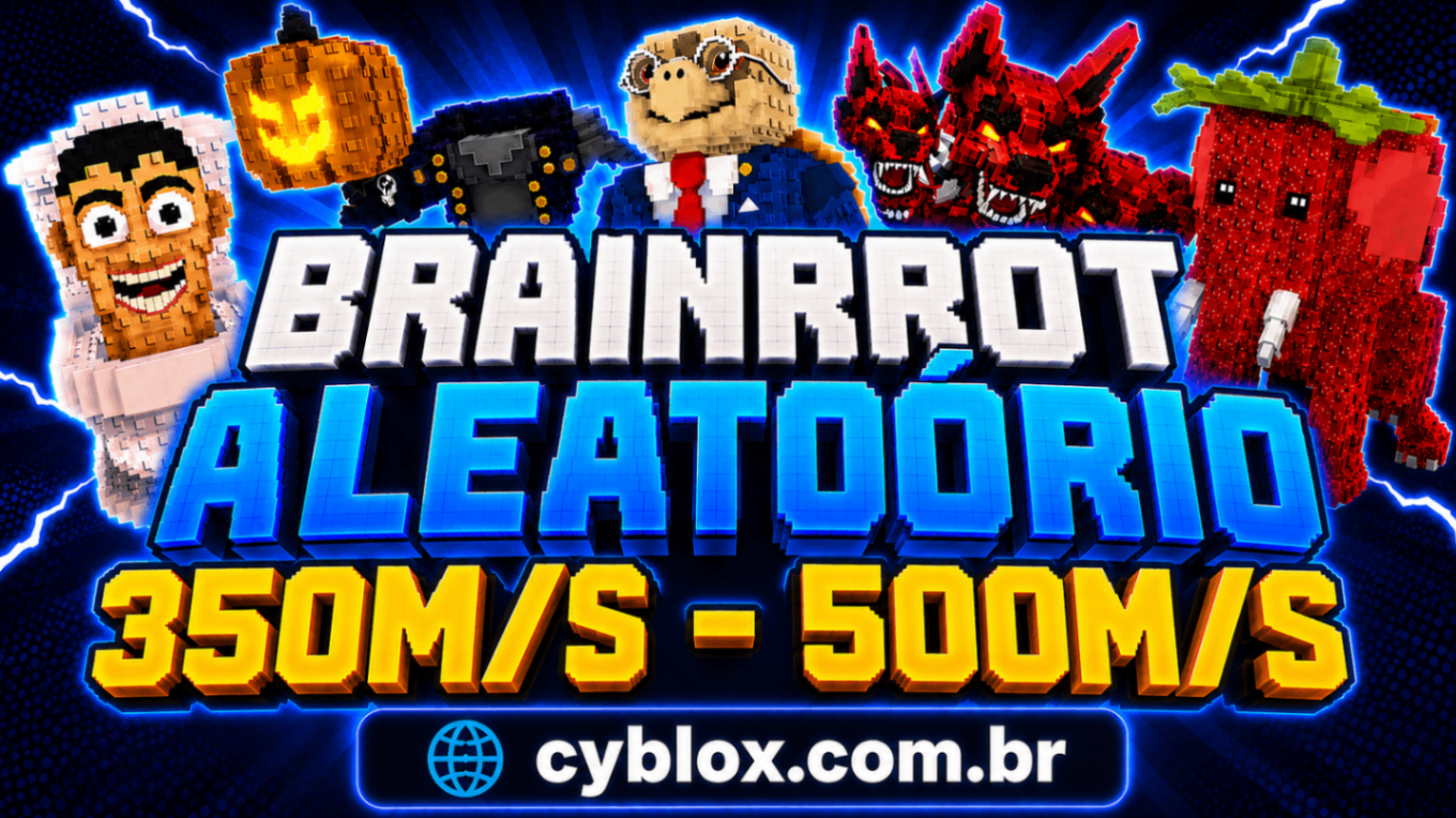 Brainrot Aleatório 350M/S -500M/s