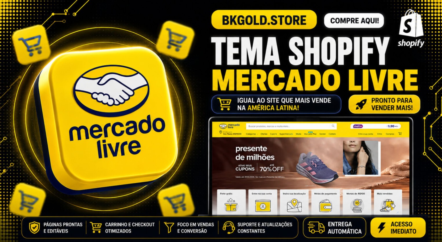 Tema Shopify Mercado Livre