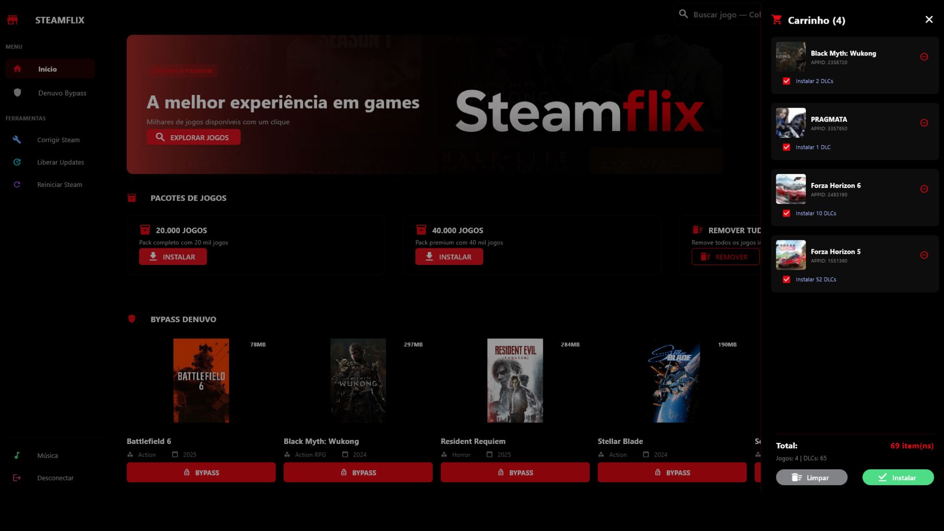 2 LICENÇA STEAMFLIX 40K DE JOGOS + JOGOS DENUVO