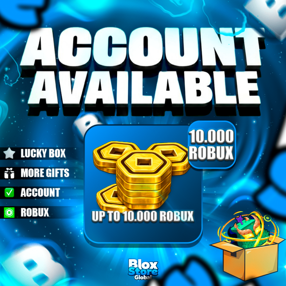 🏆 Conta Roblox Elite - 1.000 A 10.000 Robux (Potencial Máximo)