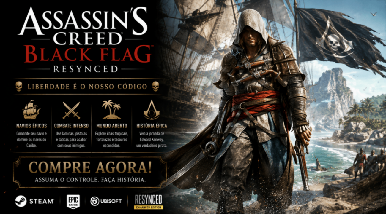 Assasins Creed Black Flag Resynced